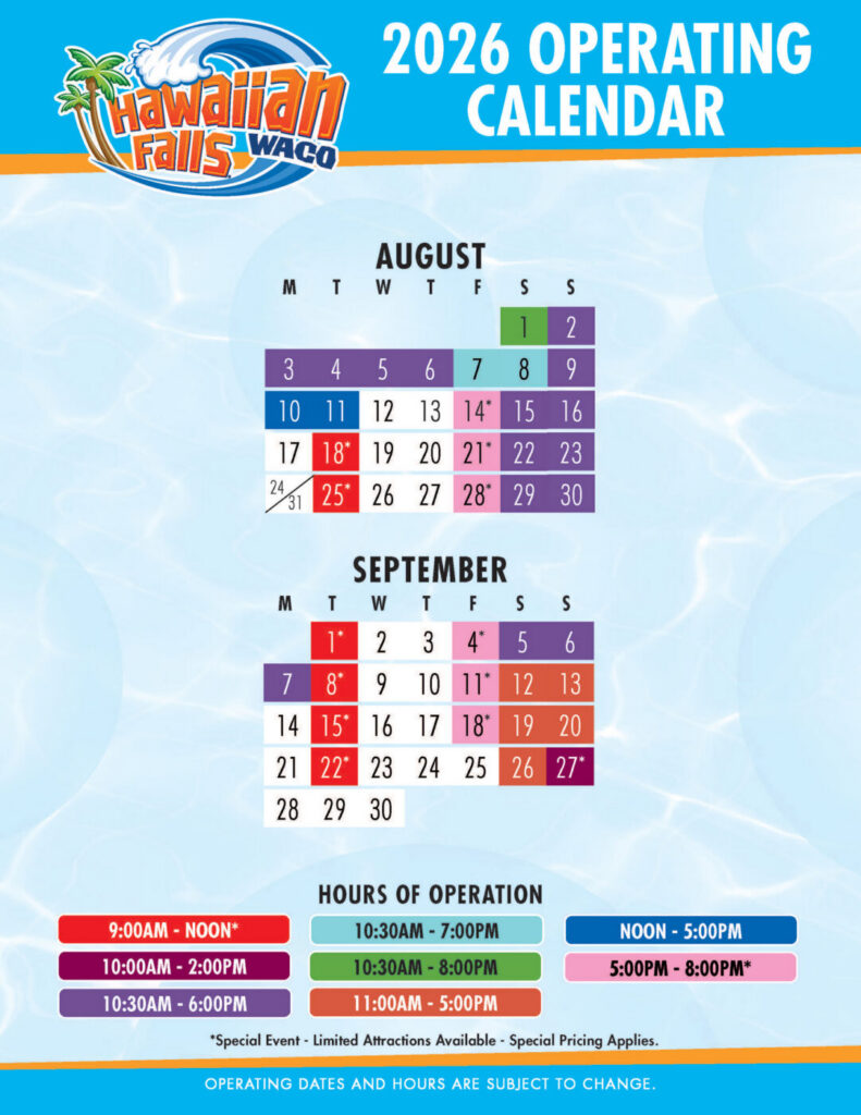 Waco Calendar